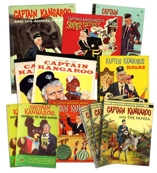 Captain Kangaroo Illustrated Children's Books From 1950's -- Lot of 12