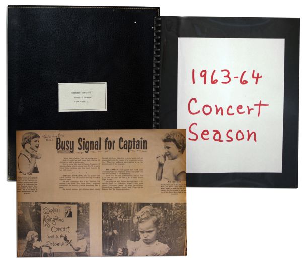 Captain Kangaroo ''Fun With Music'' Concerts Scrapbook 1963-1964