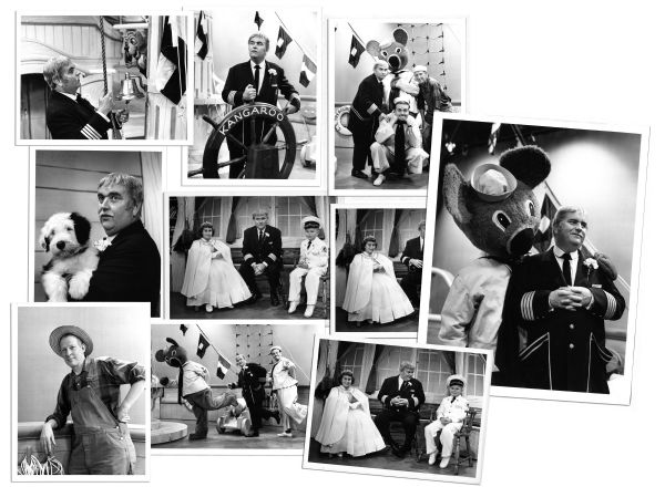 Promotional Photos From Early in the Captain Kangaroo Show -- Lot of 10