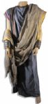 Andrew Laing Screen-Worn Custom Silk Toga, Tunic & Leather Bracelets in ''Spartacus''