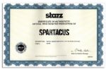 Andrew Laing Screen-Worn Custom Silk Toga, Tunic & Leather Bracelets in ''Spartacus''