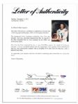 Neil Armstrong 8'' x 10'' Signed Photo -- Uninscribed & Near Fine -- With PSA/DNA COA