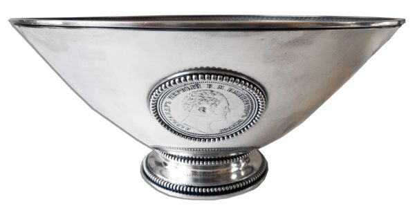 A Silver Bowl Marked Faberge With The Imperial Warrant, With The Workmaster's Mark of Julius Rappoport, St. Petersburg, 1899-1904
