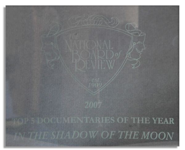 ''National Board of Review of Motion Pictures'' Award to Space Travel Documentary ''In The Shadow of The Moon''