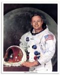 Neil Armstrong 8 x 10 Signed Photo -- Uninscribed & Near Fine -- With PSA/DNA COA