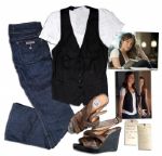 Wardrobe Ensemble From the Production of The Roommate -- Procured For Minka Kellys Stunt Double as Protagonist Sara Matthews