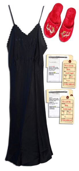 Hilary Swank Screen-Worn Slip and Slippers From Drama ''P.S. I Love You''