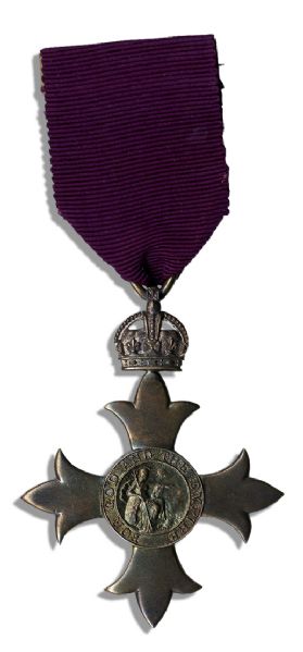 ''Order of The British Empire'' Medal Presented to Winston Churchill's Appointee G. Humphreys -- From WWI When Churchill was Minister of Munitions