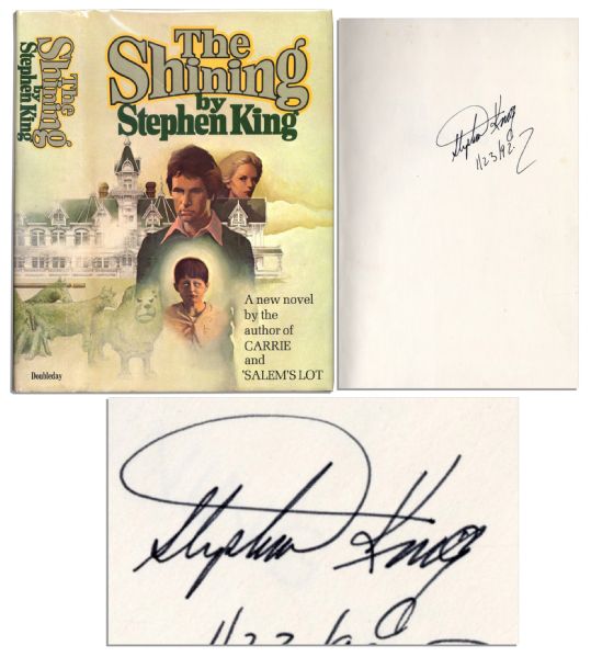 Stephen King Signed First Printing of ''The Shining''