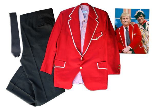 Captain Kangaroo Iconic Screen-Worn Costume -- Including The Red Jacket -- Custom Made for the 1979 Season by John F. Kennedy's Tailor