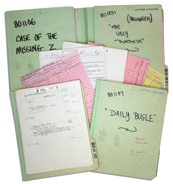 Captain Kangaroo Collection of Working Scripts From the Emmy-Nominated 1980 Season