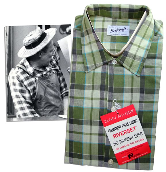 Green Plaid Shirt by Mr. Green Jeans on the Captain Kangaroo Show