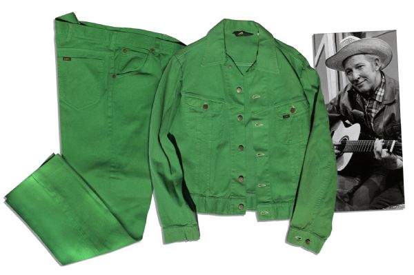 Screen-Worn Green Jacket and Jeans by Mr. Green Jeans -- Captain Kangaroo Show