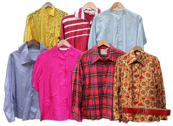 Colorful Shirts Screen-Worn From Captain Kangaroo Show -- Lot of 7