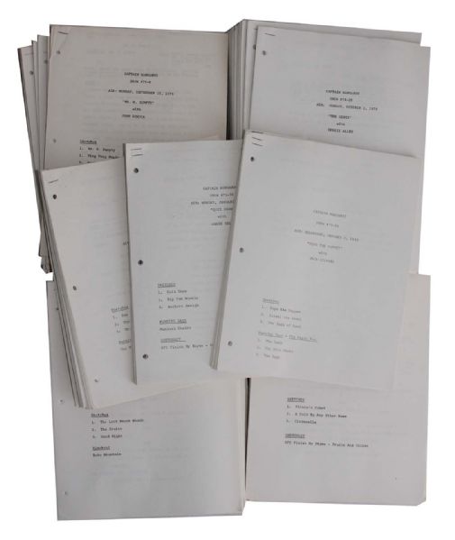 Lot of 76 Scripts From the Captain Kangaroo Show During 1979-1980