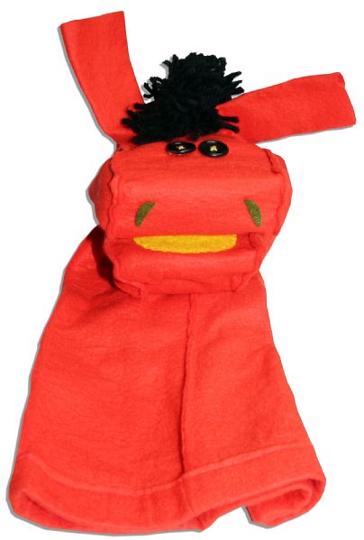 Cute Red Horse Puppet From Captain Kangaroo Show