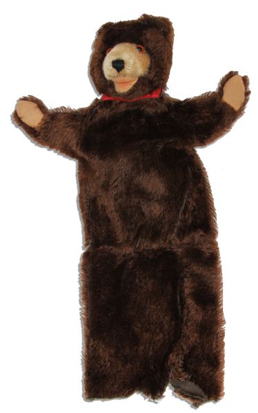 Captain Kangaroo Bear Puppet -- Made by Steiff, The Toy Company That Invented The Teddy Bear