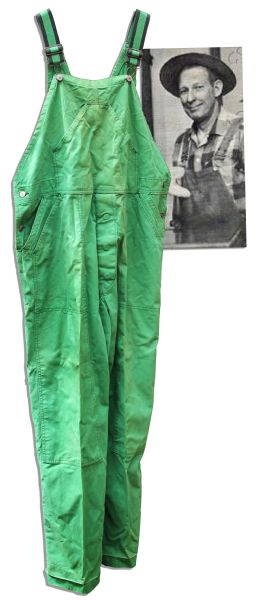 Mr. Green Jeans Screen-Worn Overalls From the Captain Kangaroo Show
