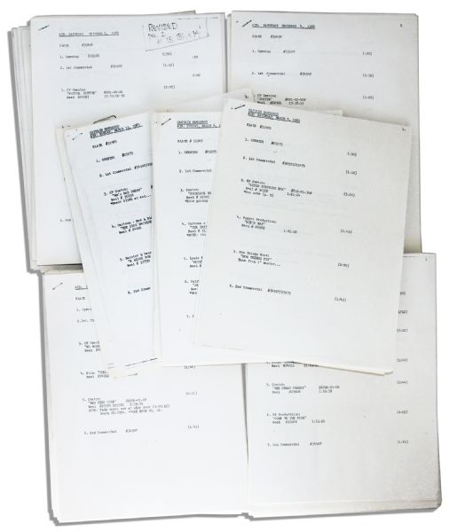 Individual Scripts From the Captain Kangaroo Show 1982-1983