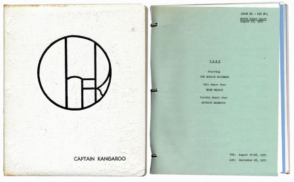 Original Script From ''The Cher Show'' -- On Which Captain Kangaroo Was a Special Guest in 1975