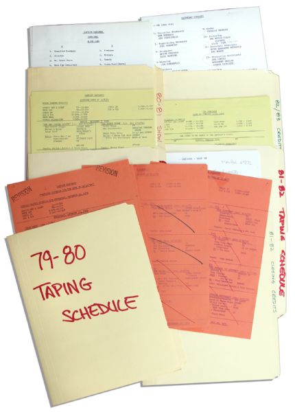 Captain Kangaroo Taping Schedules for the 1979-1983 Seasons