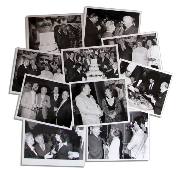 Bob Keeshan's Folder of 8'' x 10'' Photos of the ''Captain Kangaroo'' 25th Anniversary Celebration in 1981