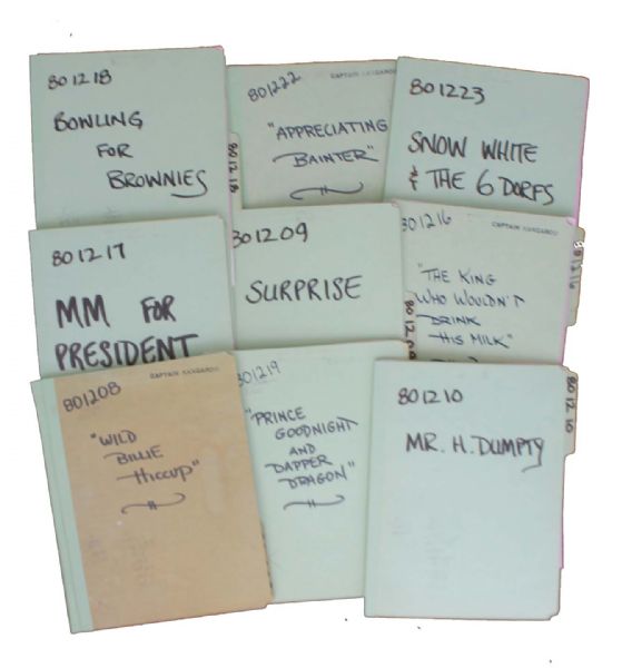 Vast Archive of Captain Kangaroo Production Documents From the Show's Emmy Award-Winning 1981 Season