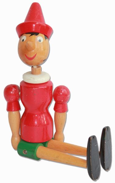 Wooden Pinocchio Doll From Captain Kangaroo Show