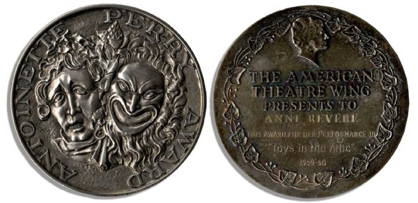 Best Actress Tony Award Given to Anne Revere for ''Toys in The Attic'' in 1960