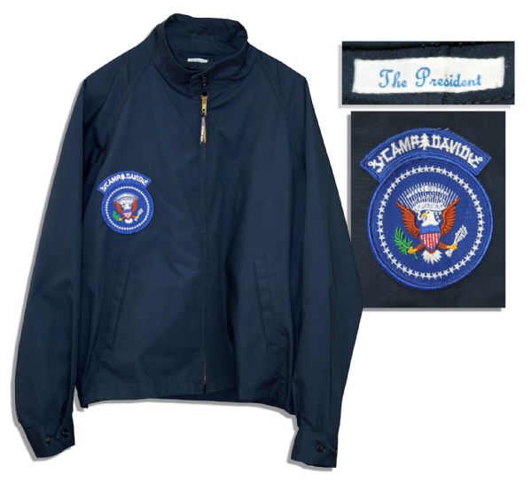 Gerald Ford Personally Owned Camp David Jacket -- With ''The President'' Label