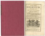 Original 1776 Act of Parliament to Stop All Trade With The American Colonies ...during the continuance of the present rebellion...