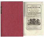 Original British Act to End the Revolutionary War -- Truce With America Act From 1782