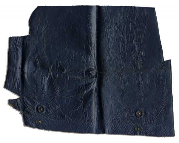 Original Piece of Leather From John F. Kennedy's Limousine That Tragic 22 November 1963 Day