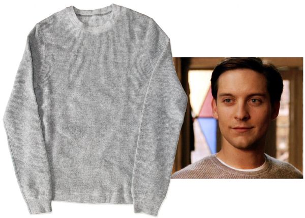 Tobey Maguire Screen-Worn Sweater From 2007 Blockbuster ''Spider-Man 3''