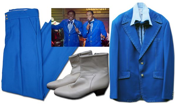 Screen-Worn Samuel L. Jackson Blue Suit From Comedy ''Soul Men''