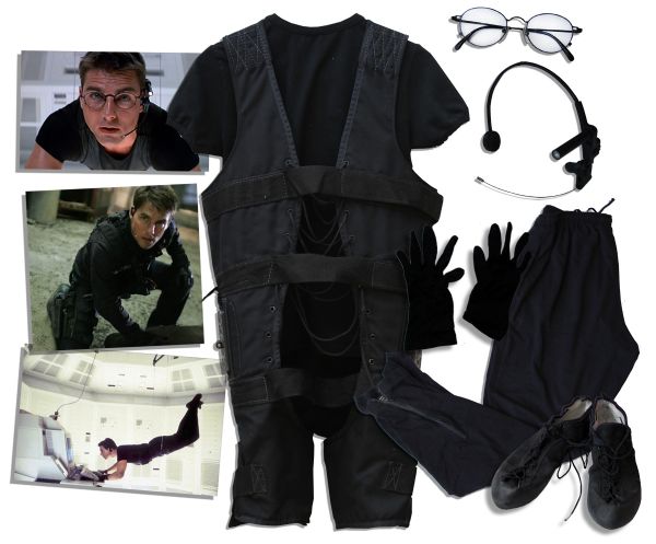 Fantastic ''Mission Impossible'' Costume for Tom Cruise's Suspension Scene -- With a COA From The Prop Store