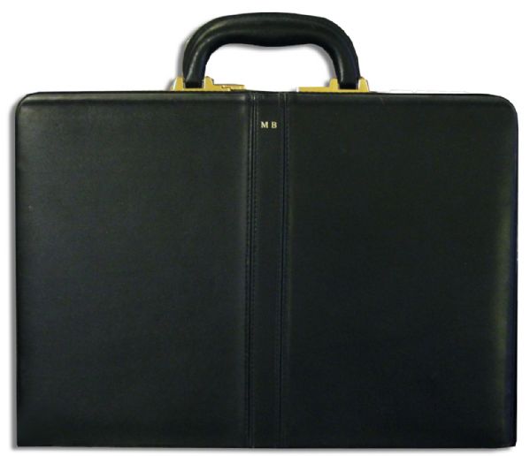Milton Berle Personally Owned Monogrammed Briefcase