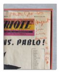 Pablo Picasso Signed 14.75'' x 22.5 Poster -- 1961