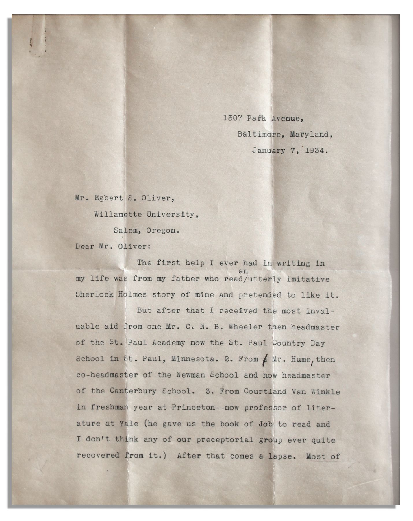 Lot Detail - Incredible F. Scott Fitzgerald Typed Letter Signed on His ...