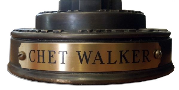 Chet ''The Jet'' Walker's Hall of Fame Trophy -- Fine