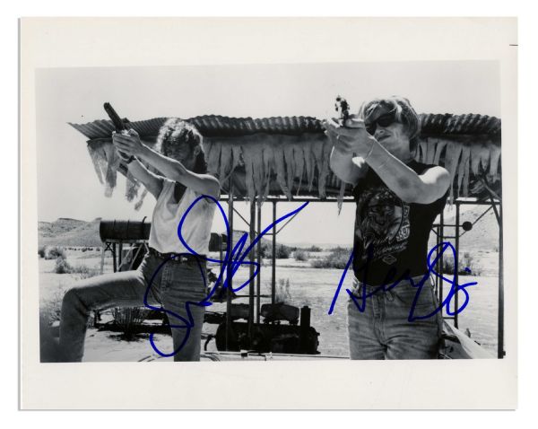 Susan Sarandon and Geena Davis Signed 10'' x 8'' Still Photo From ''Thelma and Louise'' -- Fine -- With Wehrmann COA