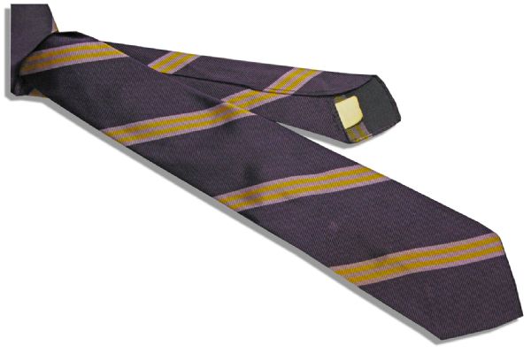 JFK's Personally Owned Necktie -- With Excellent Provenance From The John McInnis Sale of the Collection of Dave Powers