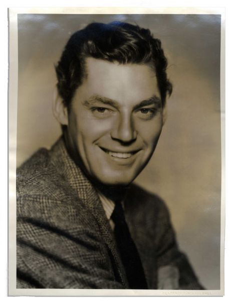 Johnny Weissmuller Vintage 1930's MGM Studio Photo -- Measuring 9.75'' x 13''