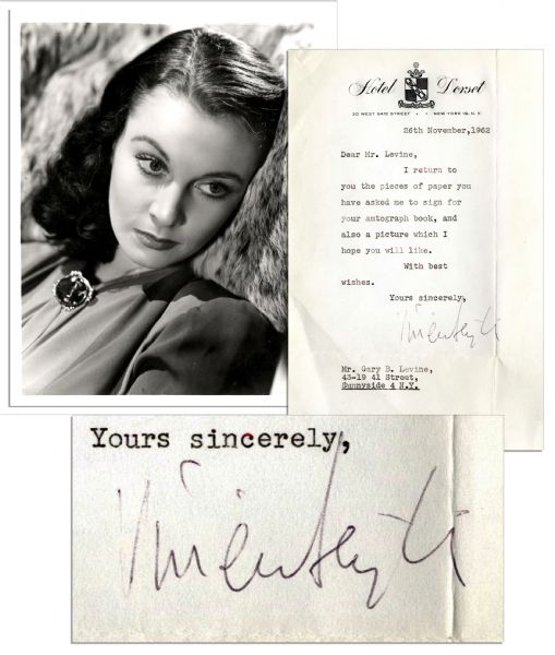 Vivien Leigh Responds to Fan Mail