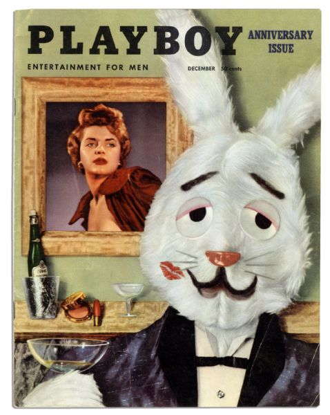 ''Playboy'' Magazine One Year Anniversary Issue -- December 1954