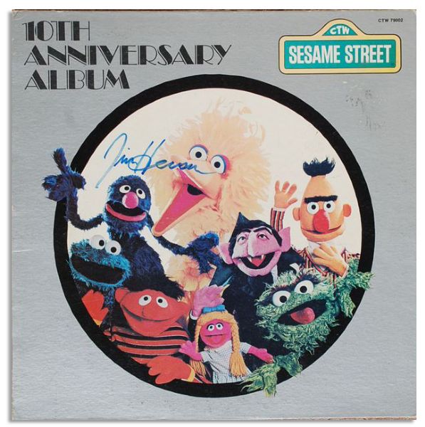 Jim Henson ''Sesame Street'' Signed Album