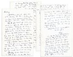 General Dwight Eisenhower WWII Autograph Letter Signed -- ...Ever since Gen. Marshalls visit weve been keyed up to a higher pitch than ever...even the state of the weather is a secret!...