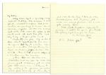 Dwight Eisenhower WWII Letter to His Wife -- ...I desperately miss you. Why we have to have wars to separate families and cause all the anguish...they do is...impossible for me to understand...