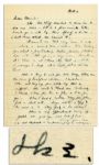 Dwight Eisenhower WWII Autograph Letter Signed -- ...The Air Chief Marshal is due in to see me now...