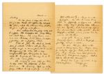 Dwight Eisenhower WWII Autograph Letter Signed -- ...Our attacks have been going well...The enemy becomes more and more stretched, but he shows no signs of quitting... 